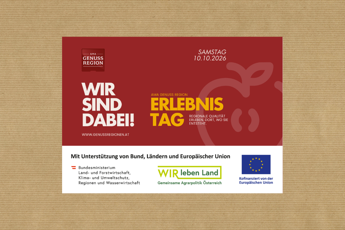 Wir sind dabei! AMA Erlebnistag am 10.10.2026 bei Genusskoarl