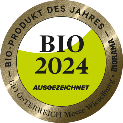 Auszeichnung Bio Produkt des Jahres 2024