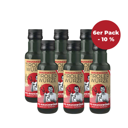 Genusskoarl Bio TirolerWürze 100ml 6erPack mit Rabatt
