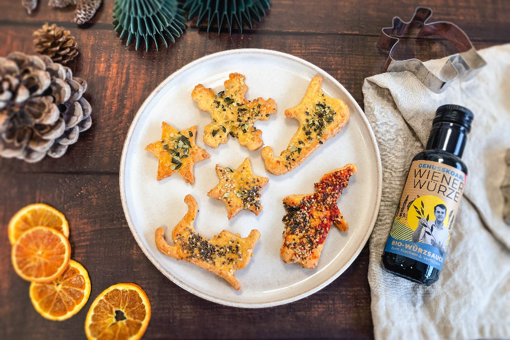 Rezeptbild Pikante Weihnachtskekse mit Bio-WienerWürze