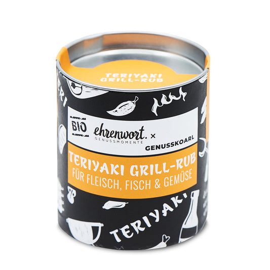 Bio-Teriyaki Grill Rub von Ehrenwort und Genusskoarl.
